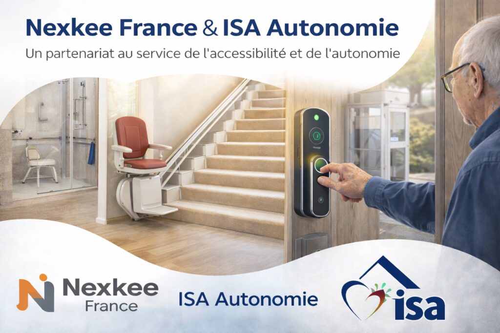 ascenseur
monte-escalier
douche sécurisée
serrure connectée