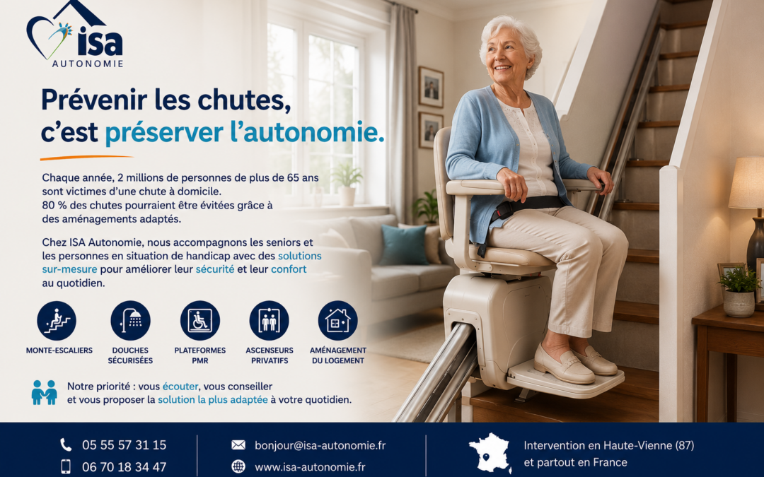 Prévenir les chutes, c&rsquo;est préserver l&rsquo;autonomie : le rôle essentiel de l&rsquo;adaptation du logement